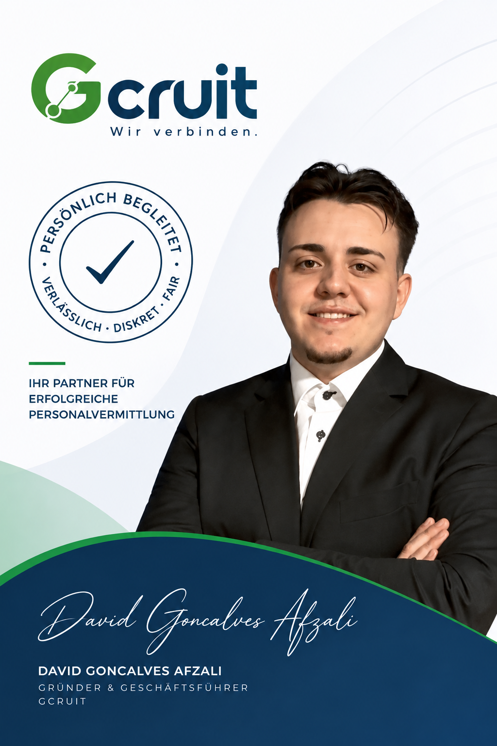 David Goncalves Afzali – Gründer und Inhaber von Gcruit